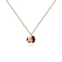 Solid 925 Sterling Silver Initial Alphabet Personalised Disc Necklace